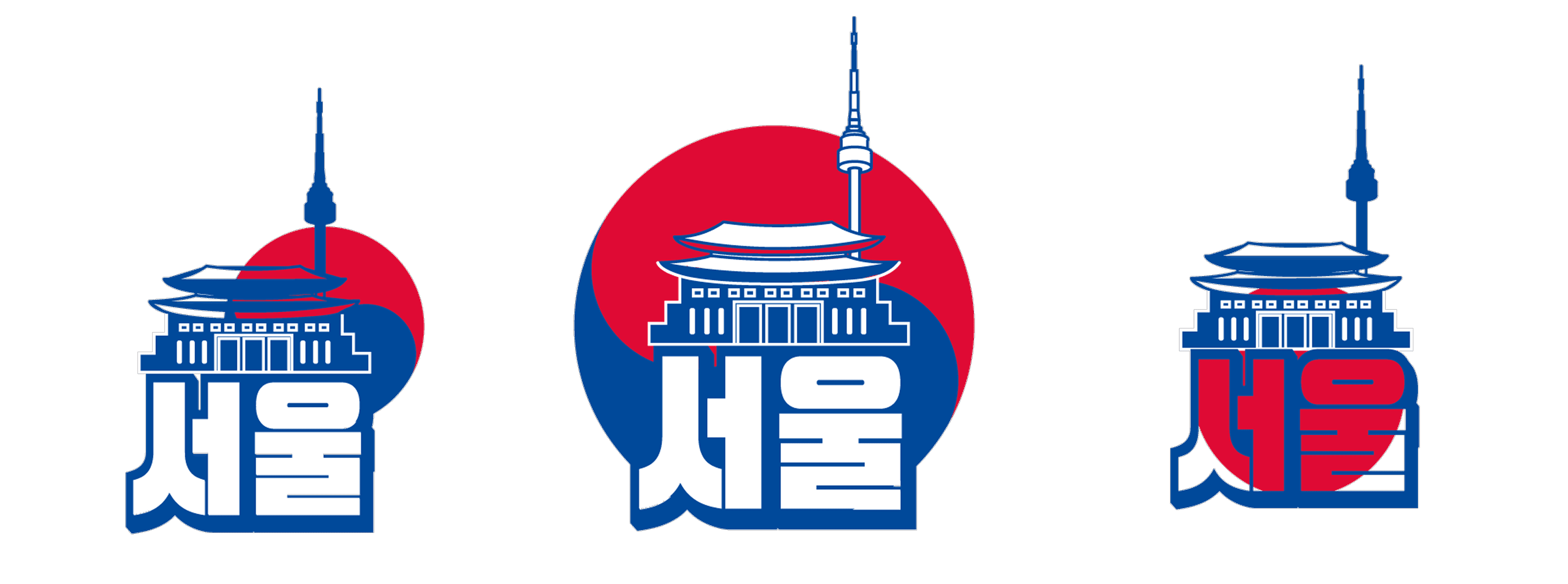 Korea sticker illustration